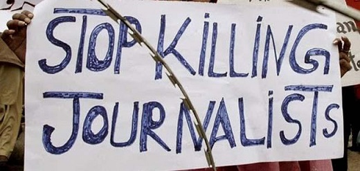 DES JOURNALISTES ONT ENCORE ÉTÉ TUES
