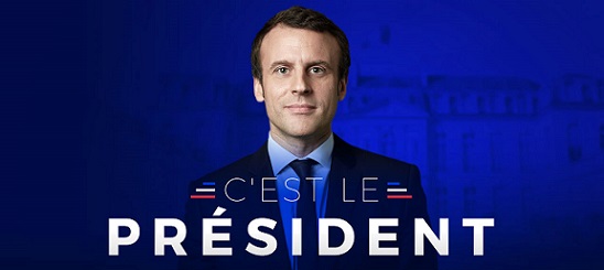 EMMANUEL MACRON ÉLU PRÉSIDENT DE LA RÉPUBLIQUE FRANÇAISE
