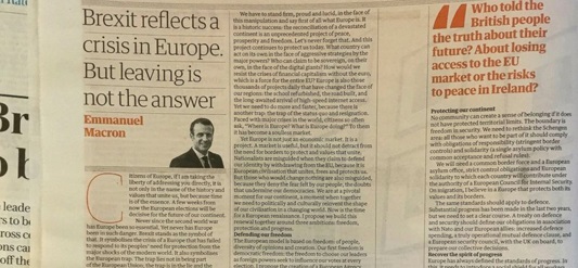THE OPEN LETTER ‘FOR EUROPEAN RENEWAL’