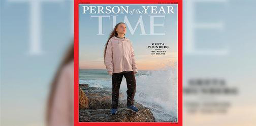 GRETA THUNBERG EST LA «PERSONNALITÉ DE L’ANNÉE»